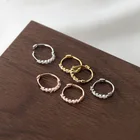 Серьги-кольца La Monada женские круглые, красивые ювелирные украшения из серебра 925 пробы, серьги-кольца для девушек и женщин