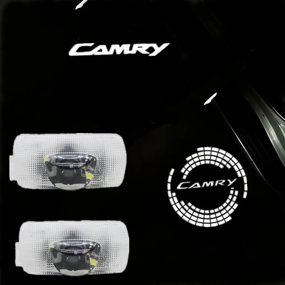 2 шт. светодиодный автомобильный светильник для двери лазерный проектор Camry 2006-2022