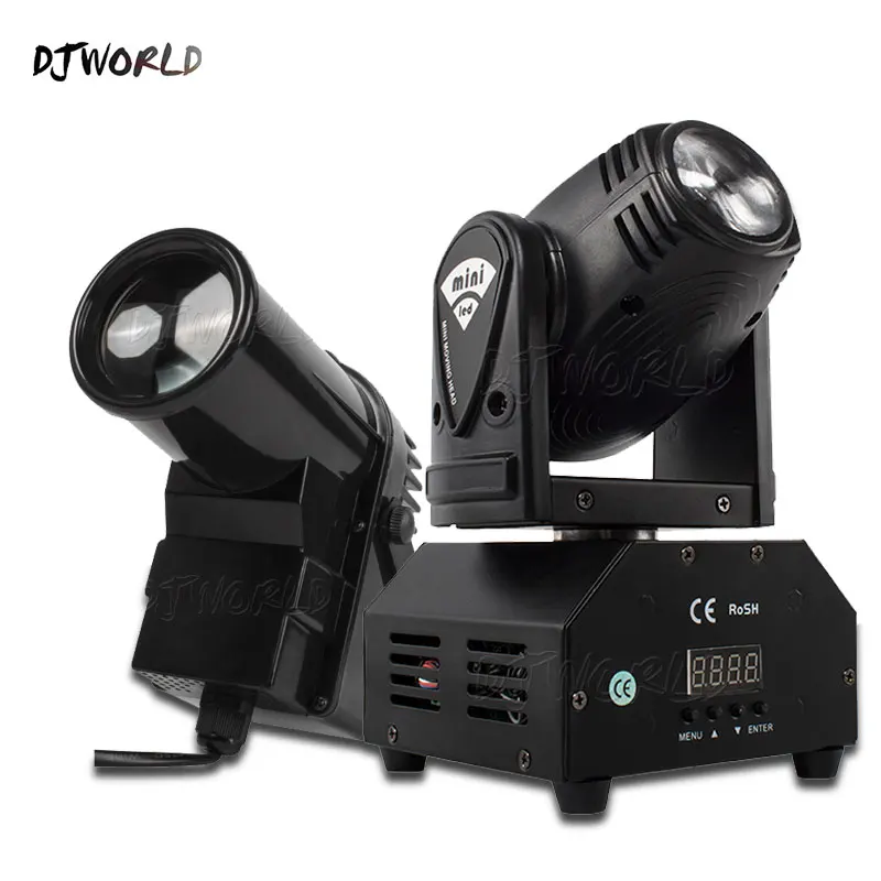 Миниатсветильник ный Светодиодный прожектор с вращающейся головкой RGBW 10 Вт 4 в 1