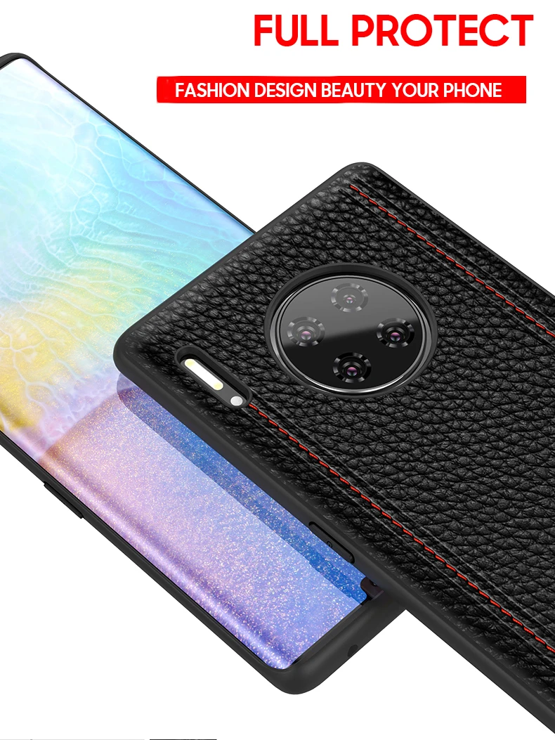 Для huawei mate 30 Pro Винтажный чехол из натуральной кожи для huawei mate 30 20 PRo 20X роскошный полный защитный Модный чехол mate 30 mate 20 X P30 P30Pro защита противоударные аксессуары