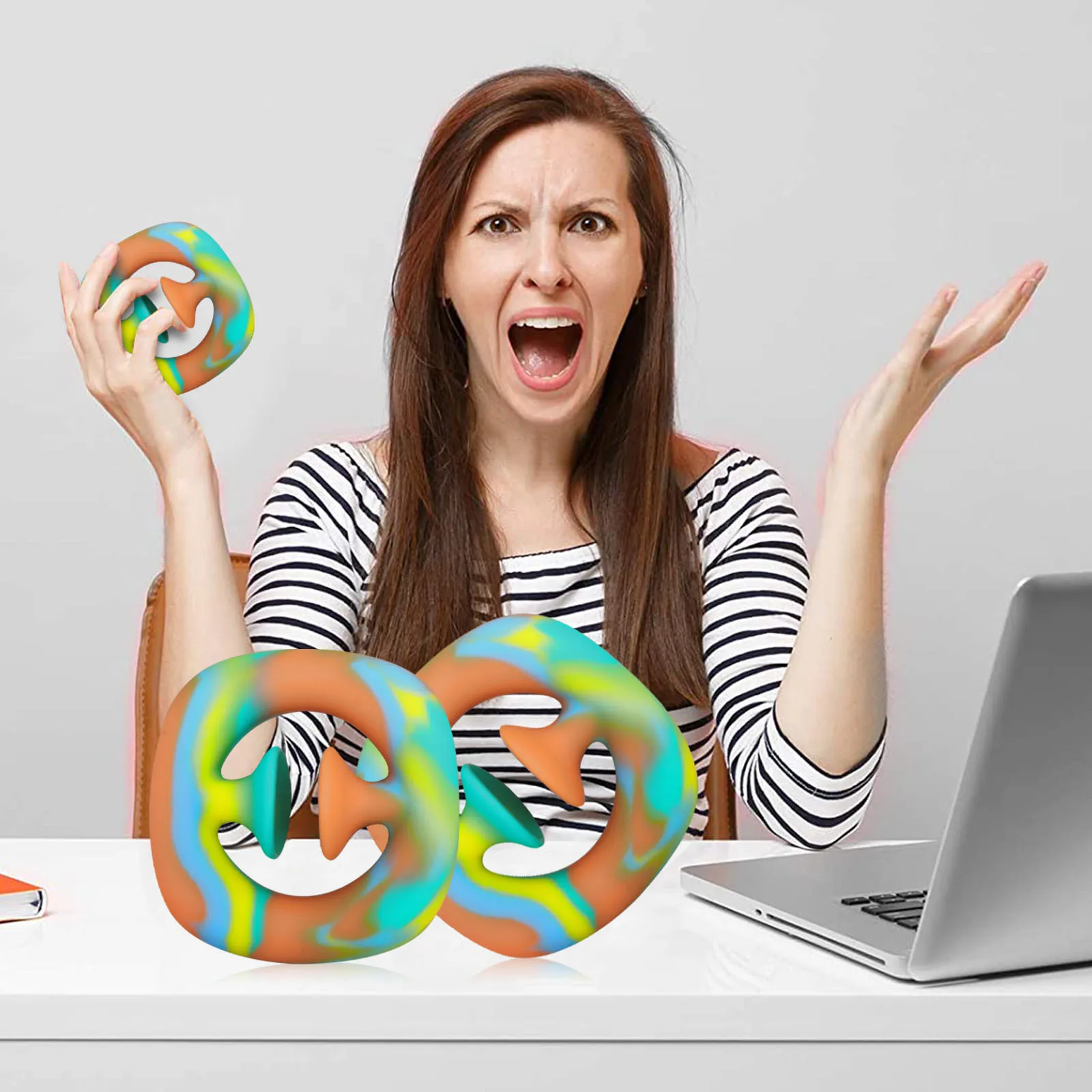 

Игрушки-антистресс для рук Ilicone, антистрессовые игрушки для людей с аутизмом, особые потребности, снятие стресса, сенсорные игрушки с просты...