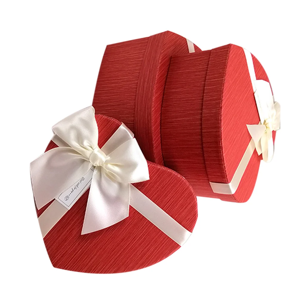 3 шт. персик подарочная коробка в форме сердца шоколадные конфеты упаковочная с