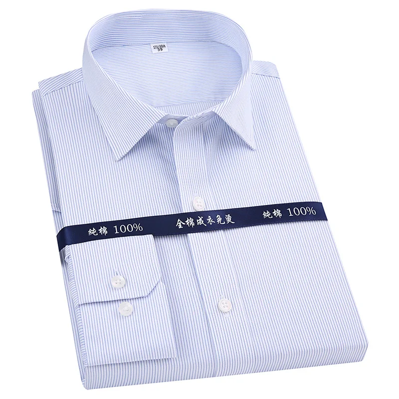 2020 New Arrival 8xl 7xl High Quality 100% Cotton Men Shirt Long Sleeved Twill Business Shirts Soft Brand Clothes DS370 | Мужская одежда