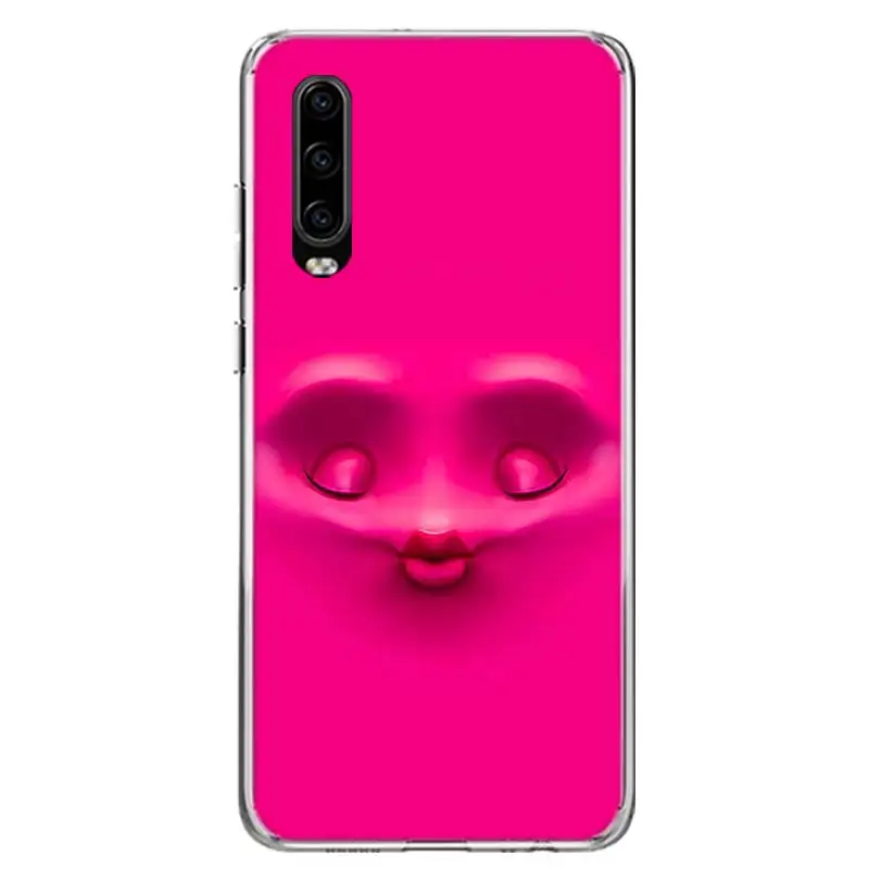 Funny Face Soft Phone Case For Huawei P30 Lite P10 P20 P40 P50 Cover Mate 40 Pro 10 20 30 Capa Coque Shell