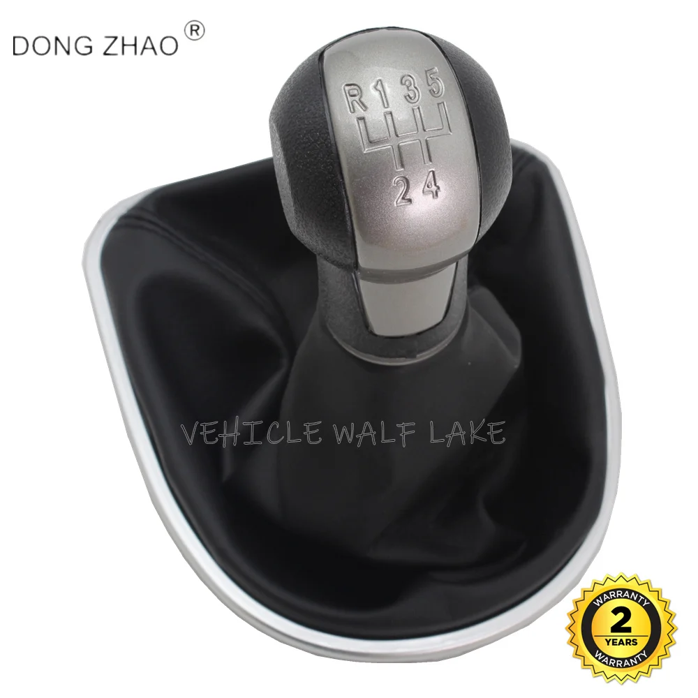 For Seat Leon MK2 1P 2005 2006 2007 2008 2009 2010 2011 2012 Car-Stying 5 Speed Car Gear Stick Shift Knob With PU Leather Boot | Автомобили