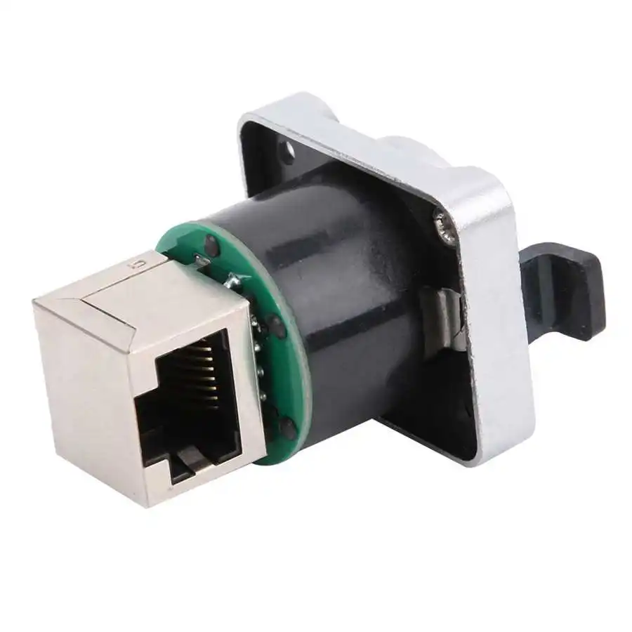 RJ45 Угловой Соединитель водонепроницаемый круглый изолятор PA материал YT