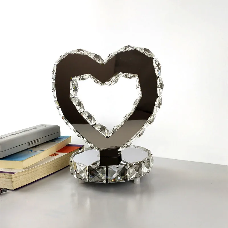 Современный K9 с украшением в виде кристаллов настольные лампы светодиодный