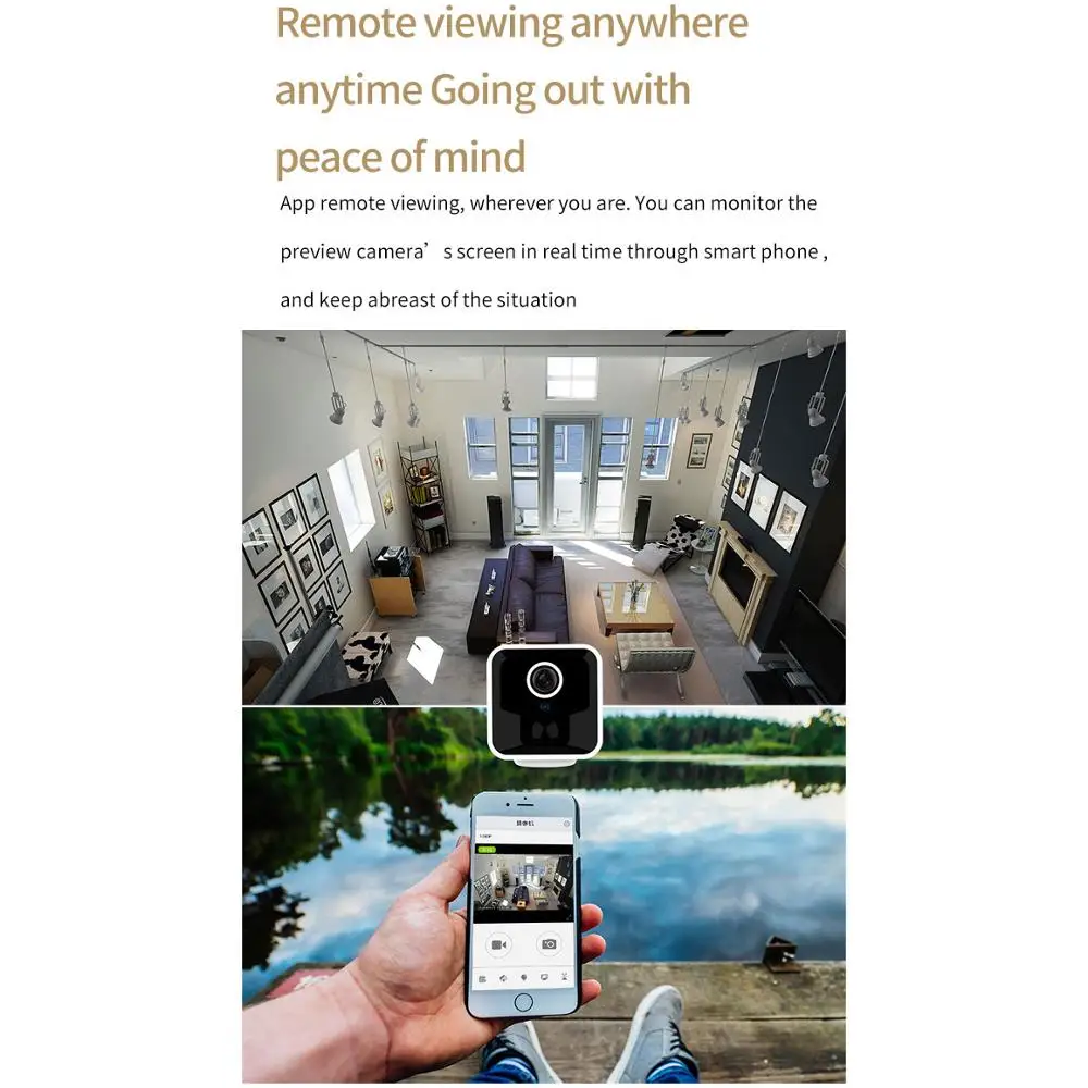 Wi Fi микро домашняя беспроводная видео CCTV мини охранное наблюдение с Wifi ip камера