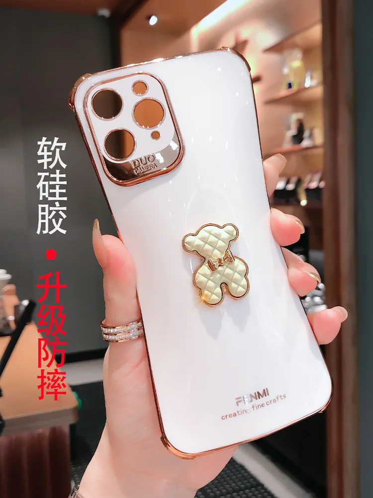 

Suitable for Apple 11 mobile phone case lens all-inclusive anti-fall iphone7/8 silicone soft shell 12pro personality creative xs
