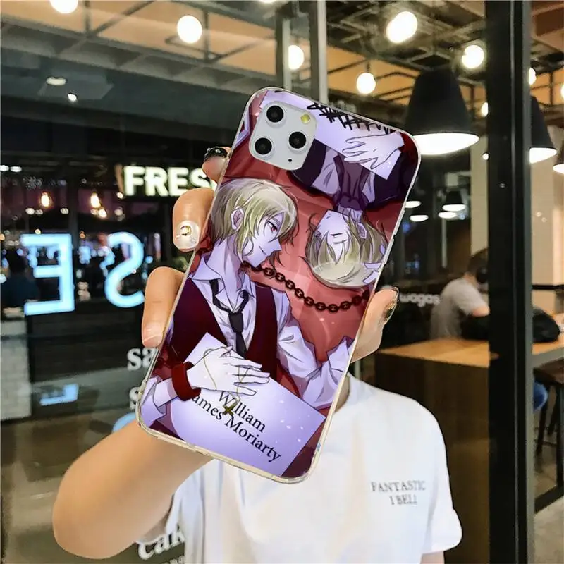 Чехол для телефона с аниме Moriarty the Patriot iphone 12 11 Pro Max Mini XS 8 7 6 6S Plus X 5S SE 2020 XR