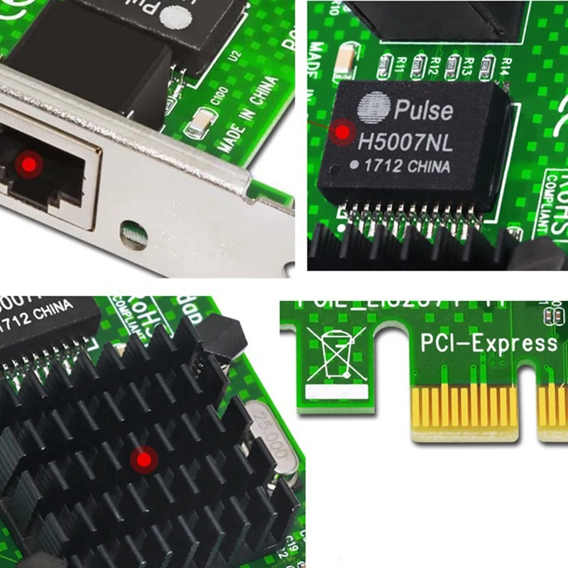 for 82574l chipset expi9301ct gigabit ethernet desktop pcie x1 network adapter 101001000mbps nic for computer free global shipping