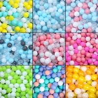 50pcs colors baby plastic balls water pool ocean wave ball kids swim pit with basketball hoop play house outdoor tents toy props