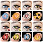 Цветные контактные линзы EYESHARE для глаз радуга Аниме Косплей цветные линзы синие линзы для Хэллоуина контактные линзы косметика для глаз
