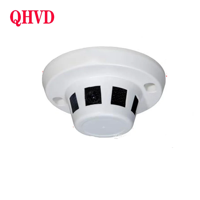 

Mini infrared night vision smoke detector 940mn IP HD SONY 1080P 5MP P2P ONVIF small surveillance indoor pinhole camera camh