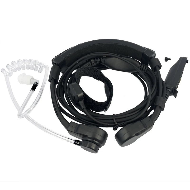 Auriculares inal&aacute;mbricos con micr&oacute;fono de garganta, accesorios de repuesto &uacute;tiles, fiable-1