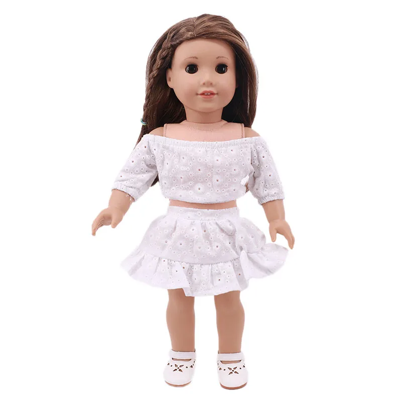 Одежда для куклы юбка яркого цвета Модный популярный стиль американских кукол 18