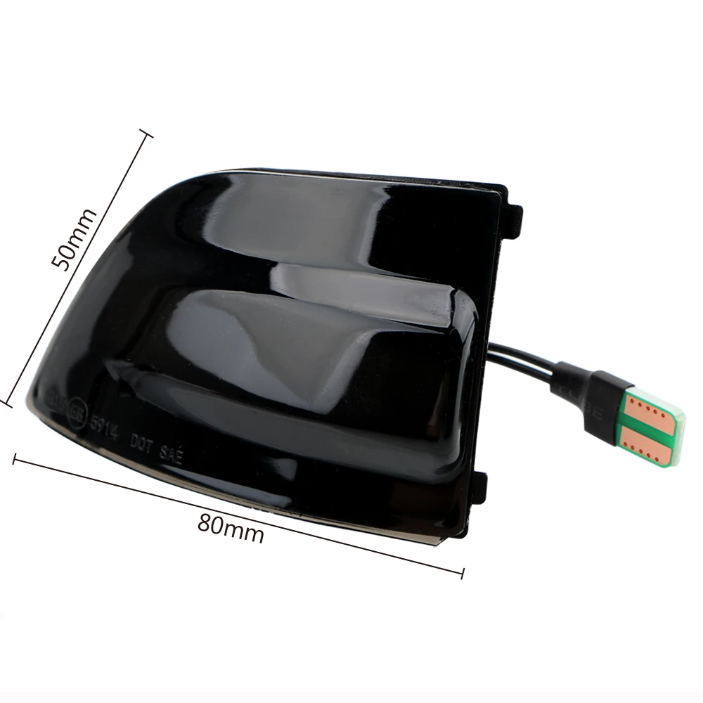 

LEEPEE 2Pcs/set LED Dynamic Turn Signal Light LED Indicator Blinker Signal Lamp Car Rear View Mirror Lamp