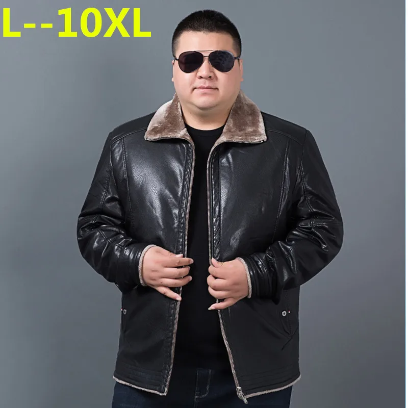 

Big 10XL 9XL 8XL 6XL New arrival Men Genuine Leather Coat sheepskin men's Jacket leather winter jackets mens Shipping Plus Size