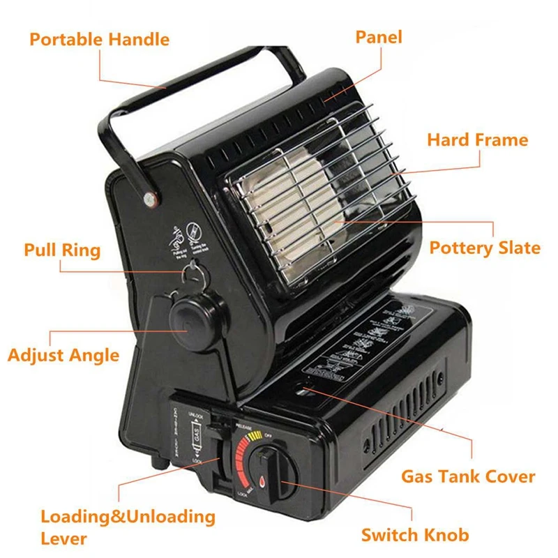 Портативная уличная плита двойного назначения обогреватель кемпинг палатка