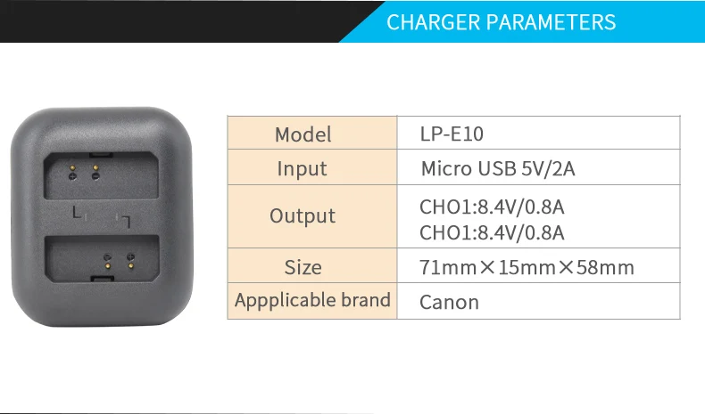 PALO 7,4 V 2200 мА/ч, LP-E10 LP E10 LPE10 цифровой Камера Батарея для Canon 1100D 1200D 1300D Rebel T3 T5 поцелуй X50 X70 Батарея L10