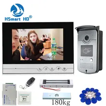 Video intercom access control system Door HD camera waterproof RFID Electric Magentic lock 7 INCH Video door Phone entry system