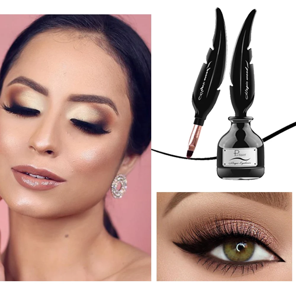 Make-up Natural Waterproof Eyeliner Easy to Wear Long-lasting not Blooming Big Eye Quick-drying Sealing Professional |