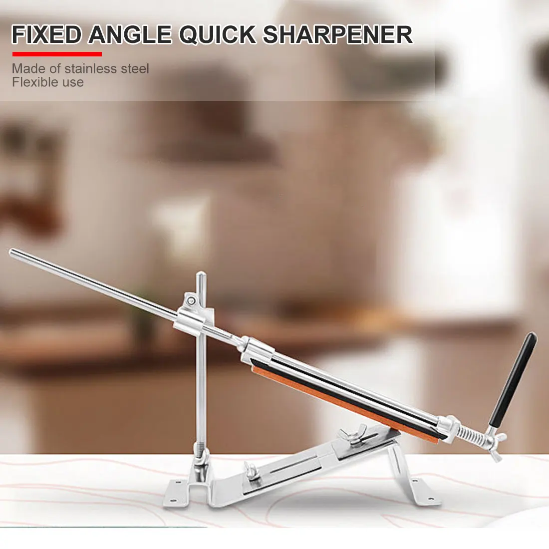 

2021 New Fixed Knife Sharpener Professional Sharpening stone Kitchen Sharpening system Angle Honing Diamond Grinder Whetstone