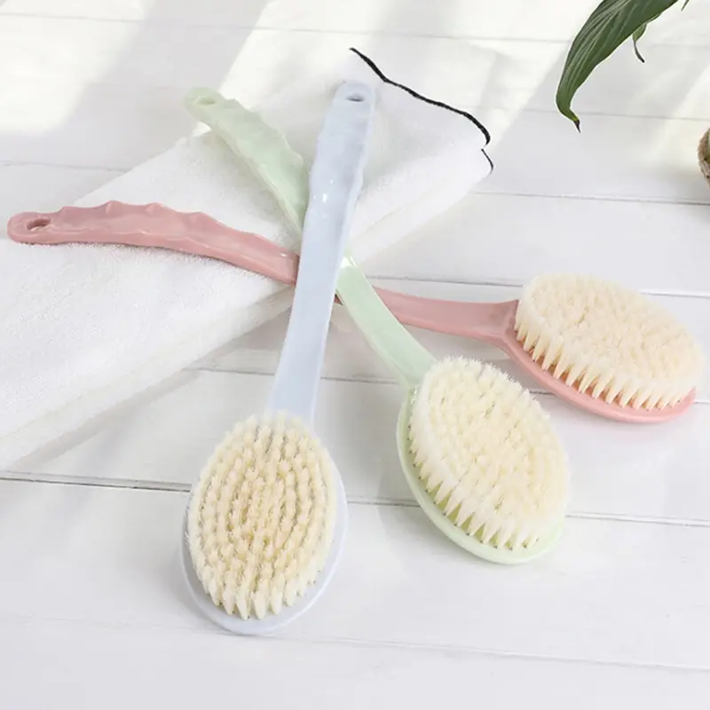 

Long Handle Back Bath Brush Body Spa Remove Dead Skin Body Maasage Shower Bath Brush Shower Scrubber Easy Clean