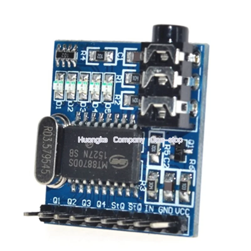 1 шт. MT8870 MT8870DS DTMF декодирование голоса Модуль телефона модуль управления