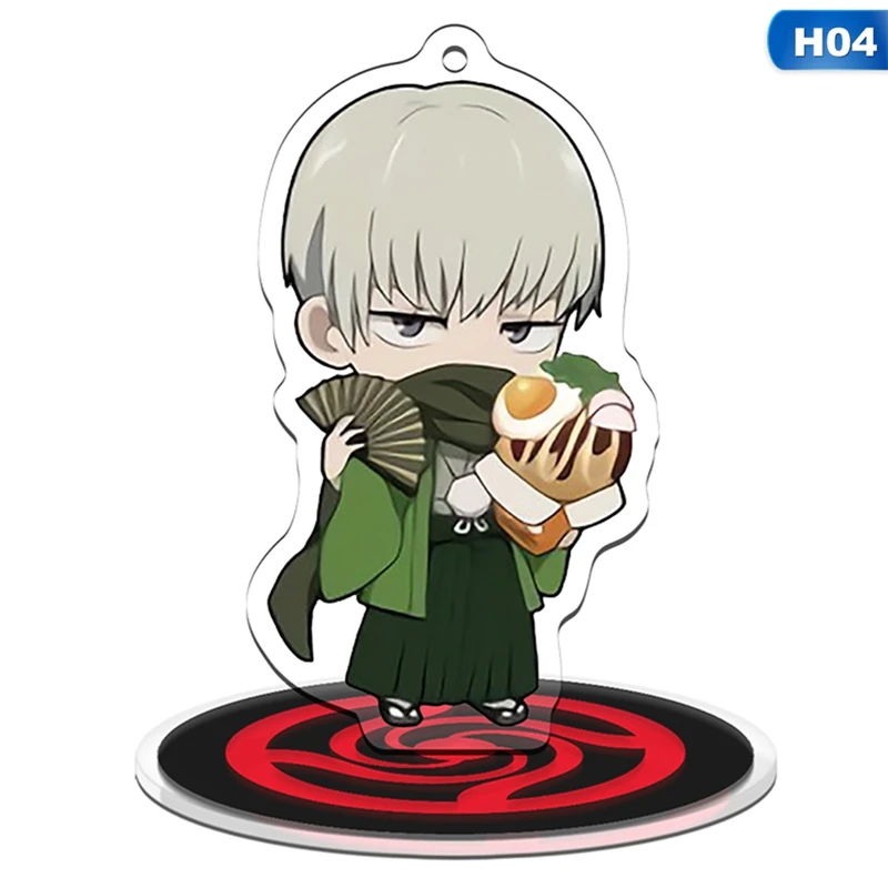 

9cm Anime Jujutsu Kaisen Figures Model Cute Acrylic Desk DecoR Ornaments Comic Fans Collections Double Sides Hanging Accessories
