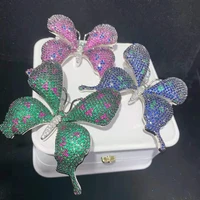 55x55mm womens high quality butterfly fashion style brooch for woman holiday and birthday gifts 1 pair