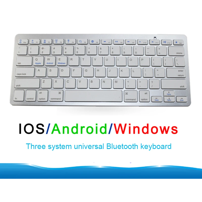 Беспроводная Bluetooth-клавиатура CHYI 78 клавиш тонкий компьютер BT 3 0 клавиатура для Apple