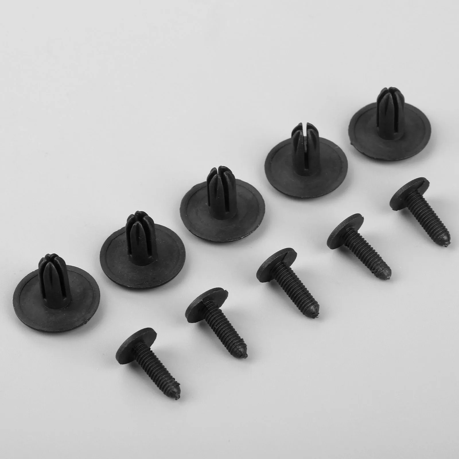 100 шт. авто крепеж для бампера 6 мм отверстие пластиковый фиксатор заклепок