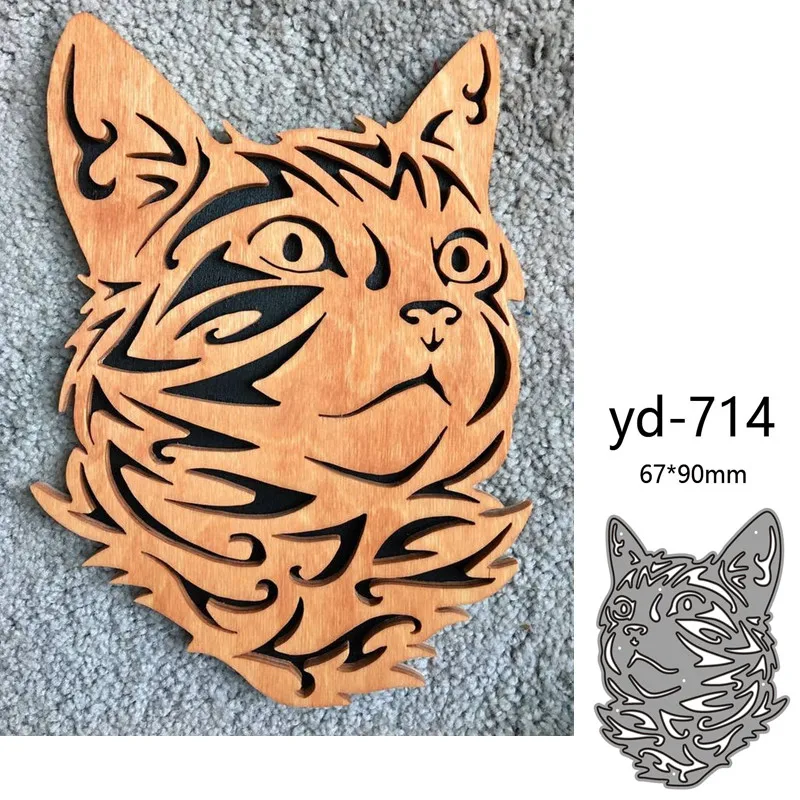 

Металлические Вырубные штампы форма животное кошка украшение для скрапбукинга бумаги ремесло Нож Форма лезвие перфоратор трафареты