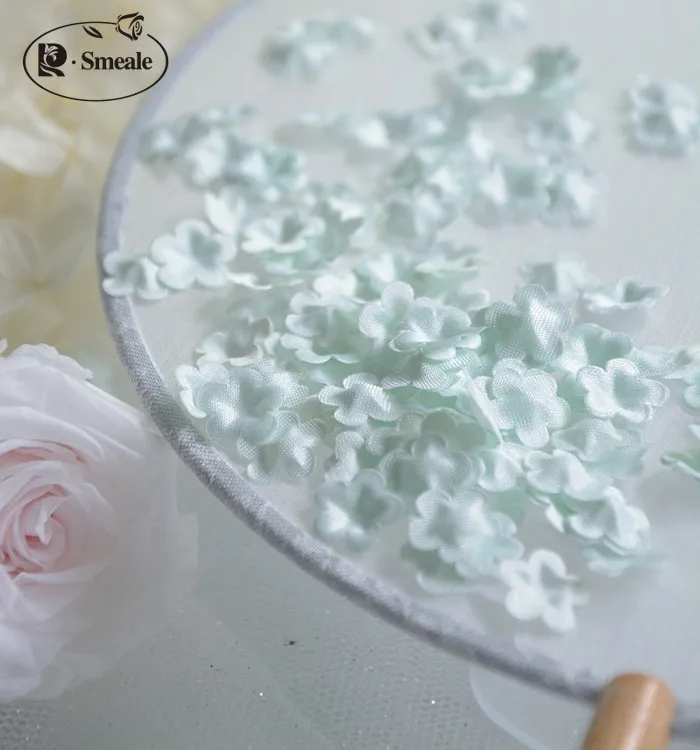 100 шт 23 цвета розовый DIY ручной работы 3D цветок свадебное платье ингредиенты пирографический Eugen пряжа головные уборы материалы RS338