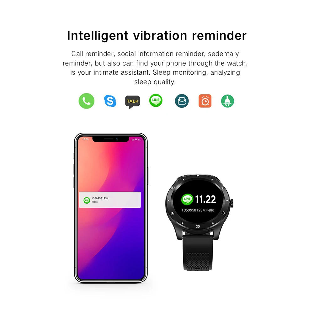 Смарт-часы с поддержкой Bluetooth 4 0 и сенсорным экраном 1 3 дюйма | Электроника