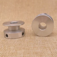 silver aluminum alloy40mm single groove fixed bore pulley for motor shaft 8 20mm a type belt