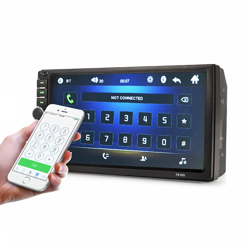 2 din Автомобильный Радио мультимедийный плеер 7 дюймов HD Bluetooth MP5 Аудио Видео