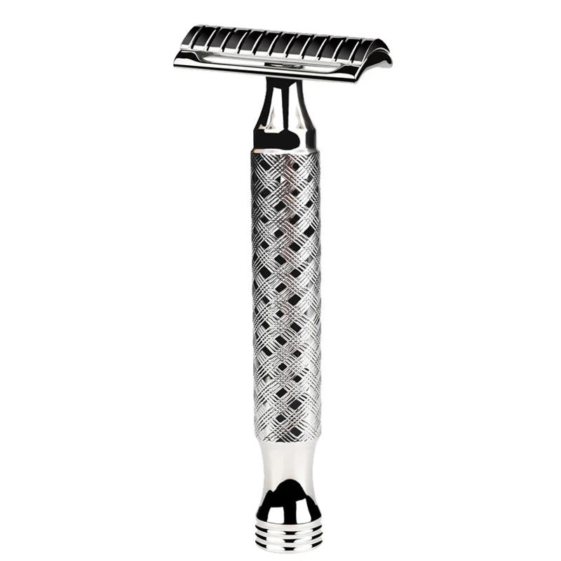 CNC 316 Stainless Steel Double Edge Safety Razor Metal Men Shaving Manual Shavers
