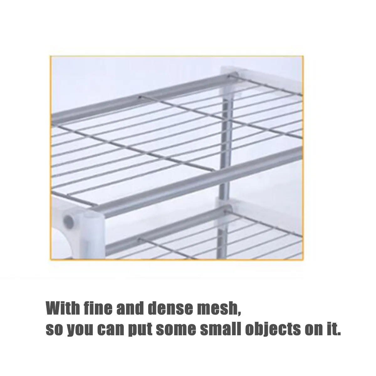 

2-Tier 304 Stainless Steel Adjustable Microwave Oven Shelf Rack Standing Type Multifunctional Kitchen Bathroom Storage Shelf