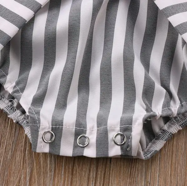 Одежда для новорожденных девочек Лидер продаж Лето 2018 Боди с бантом-бабочкой и