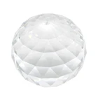 Прозрачный хрустальный солнцезащитный шар призмы стеклянный шар граненый смотрящий шар кристаллы для окна уловители солнца 80 мм3,15 дюйма