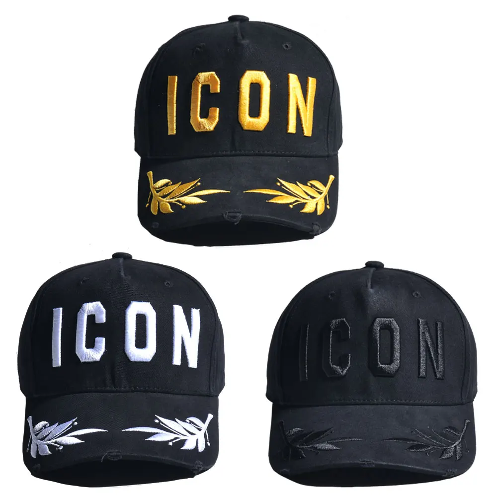 

Summer Men Women Baseball Cap Fashion Embroidered Adjustable Snapbacks Trucker Hip Hop Dad Hat brand ICON DSQICOND2