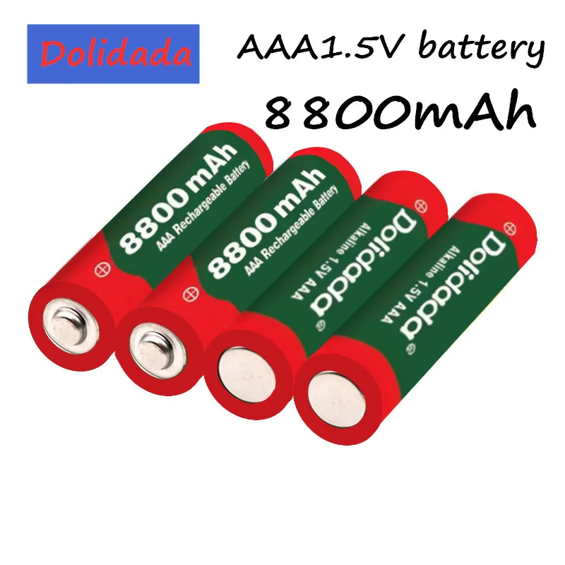 8 шт. AAA 8800 мАч перезаряжаемый аккумулятор 1 5 V mah аккумуляторная новая Alcalinas drummey +