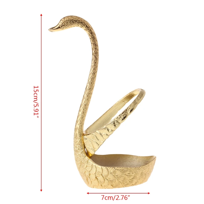

Utensils Tableware Dinnerware Swan Base Spoon Fork Holder Wedding Party Decor