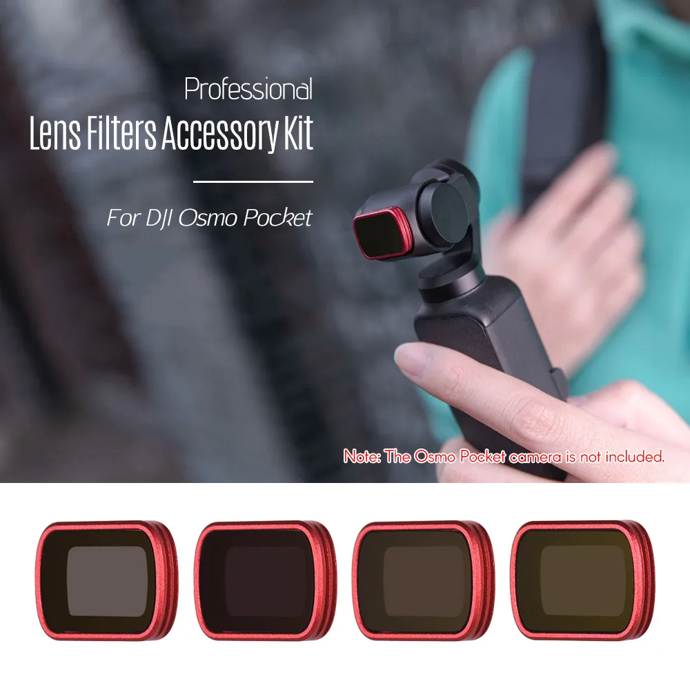 PGYTECH 4 шт. ND/PL набор аксессуаров для смешанных фильтров объектива с магнитным