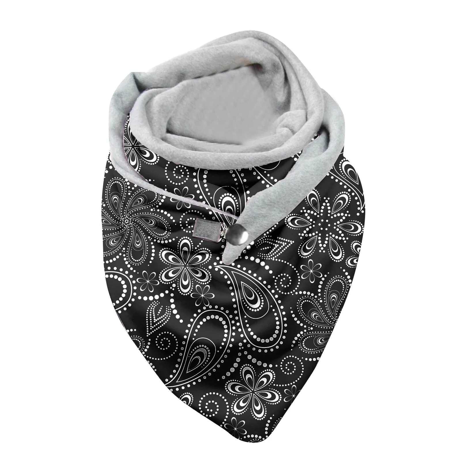 Модные зимние шарфы с пряжкой шарф шаль принтом нагрудник унисекс мягкая накидка