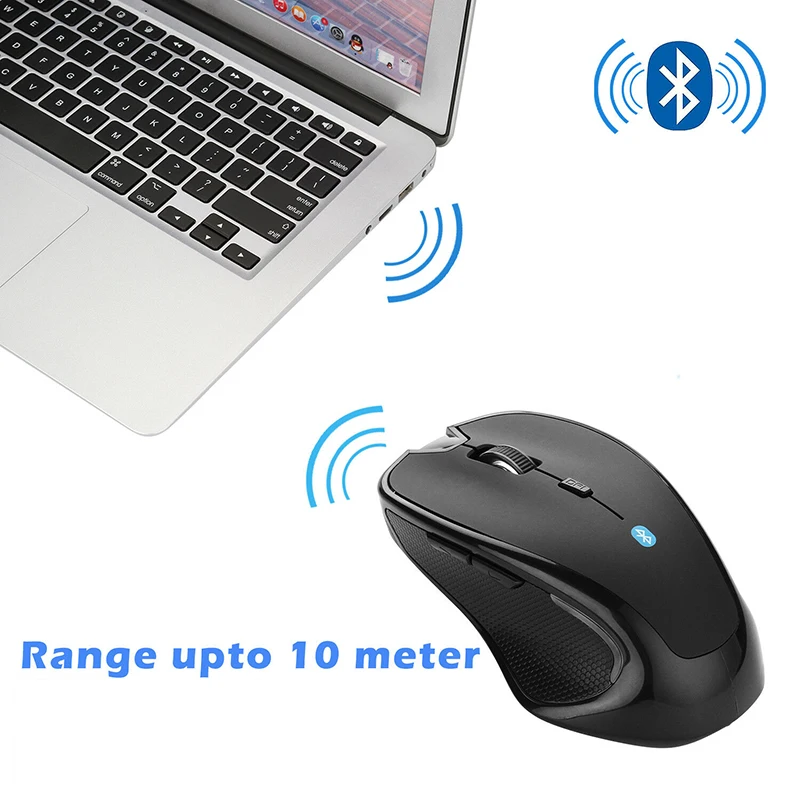 Беспроводная Bluetooth мышь 2 4G эргономичная Бесшумная офисная игровая компьютерная