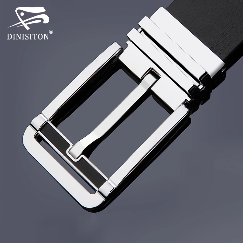 DINISITON New Style Belts For Male High Quality Genuine Leather Strap Pin Buckle Luxury belts Brand Man Casual Dropshipping
