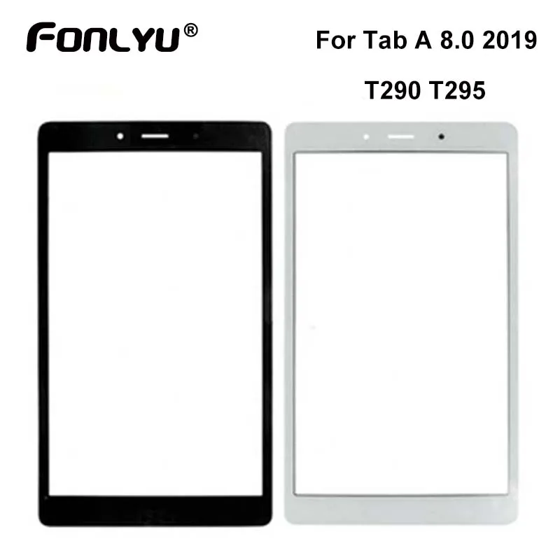 

Оригинальное качество, переднее внешнее Сенсорное стекло для Samsung Galaxy Tab A 8,0, T290, T295, Сменное стекло для треснувшей панели экрана